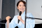 ドラマ『エルピス―希望、あるいは災い―』制作発表に登壇した長澤まさみ