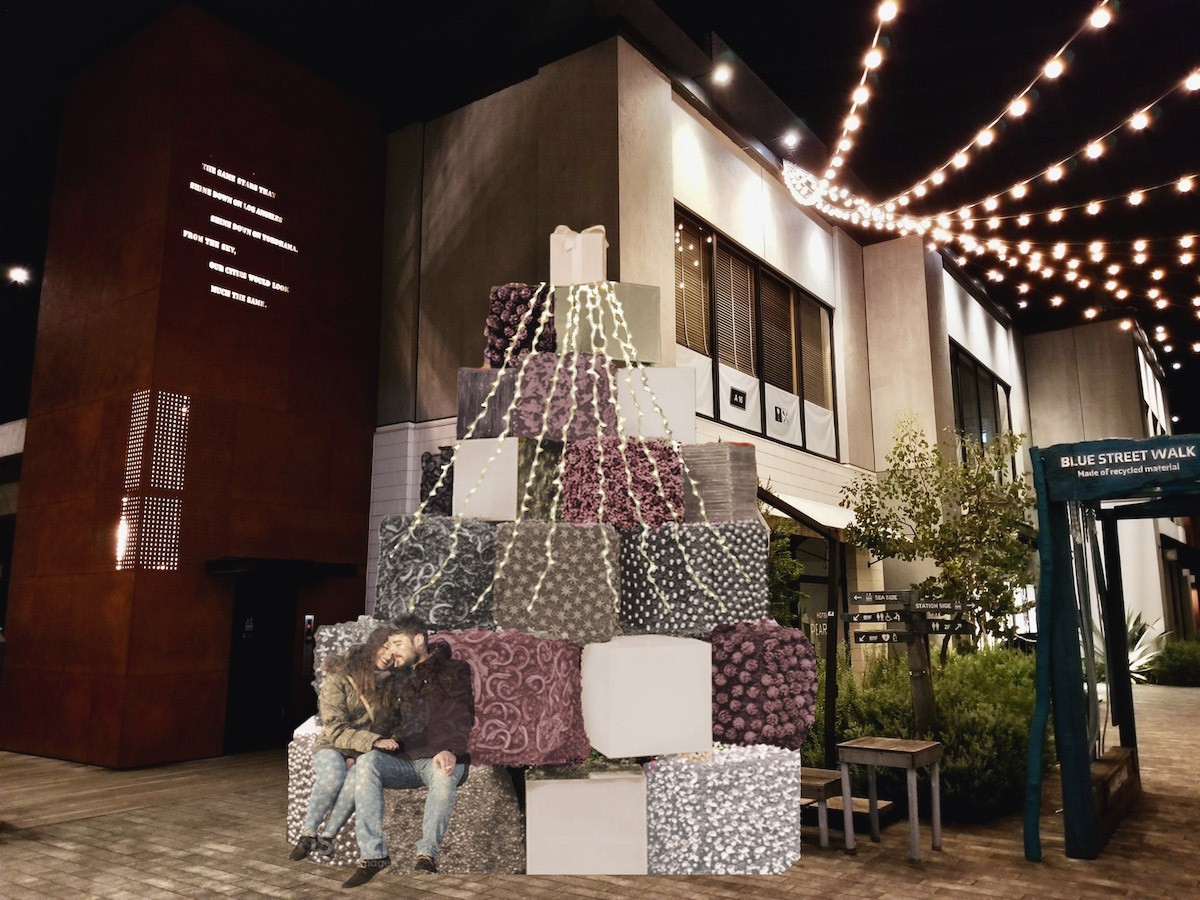 横浜“MARINE＆WALK”でクリスマスイベント開催！　ロスフラワーで装飾されたツリー登場