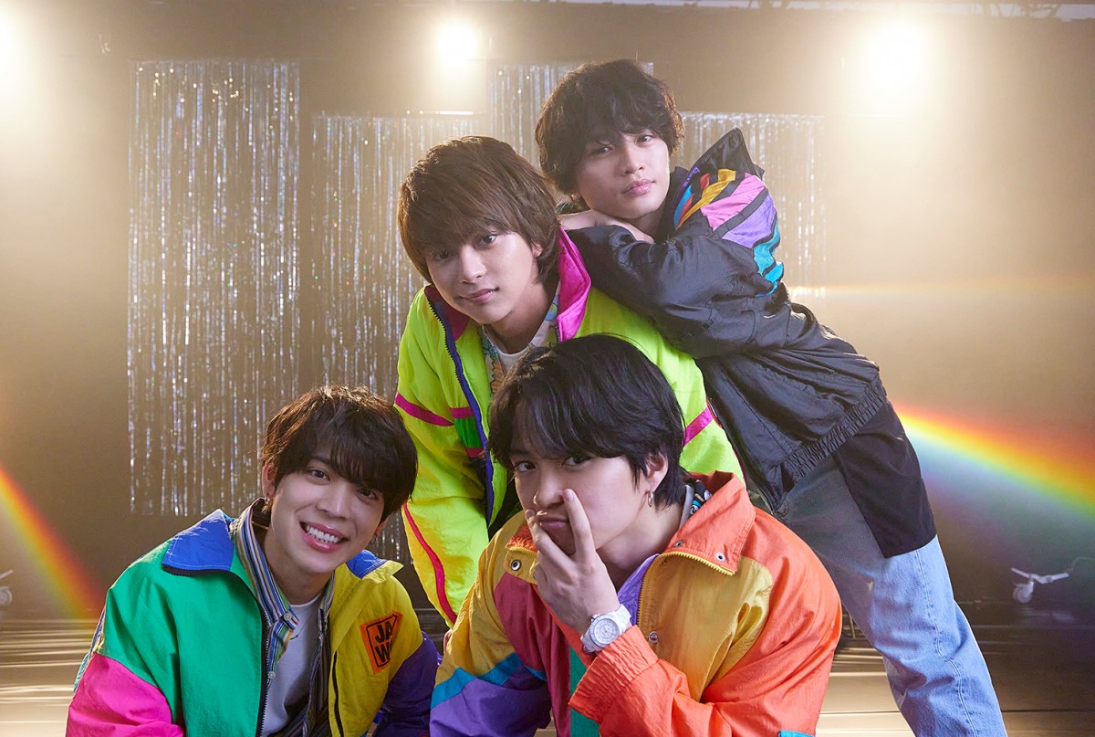 『連続ドキュメンタリー RIDE ON TIME』でSexy Zoneに密着(左から時計回りに)松島聡、佐藤勝利、中島健人、菊池風磨