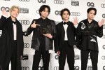 Sexy Zone、「GQ MEN OF THE YEAR 2022」フォトコールに登場