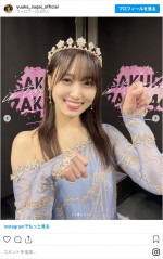 「がんばりき」　9日の卒業セレモニーでのドレス姿を披露した菅井友香　※「菅井友香」インスタグラム