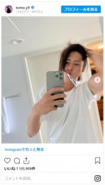 山下智久の美しすぎるオフショット　※「山下智久」インスタグラム