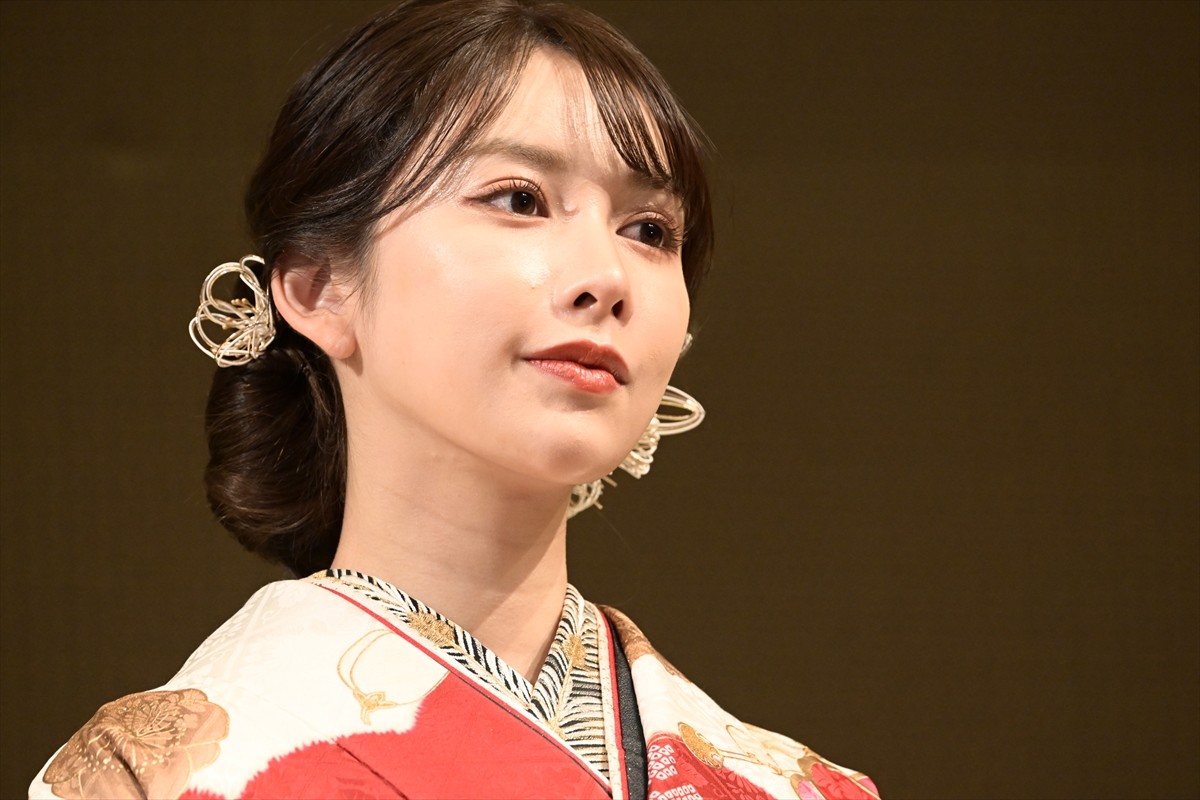 『舞いあがれ！』浅田芭路、晴れ着姿で挨拶「普段は無邪気です」　福原遥への憧れも語る