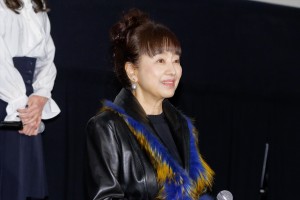 かたせ梨乃、映画『BAD CITY』初日舞台挨拶に登場