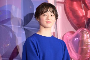 中島瑠菜、映画『なのに、千輝くんが甘すぎる。』完成披露試写会に登場