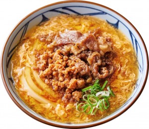 丸亀製麺「肉がさね玉子あんかけうどん」20230117
