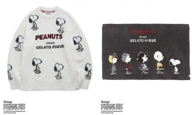 『PEANUTS』＆「ジェラピケ」コラボ！　スヌーピー柄ルームウェアや雑貨が登場