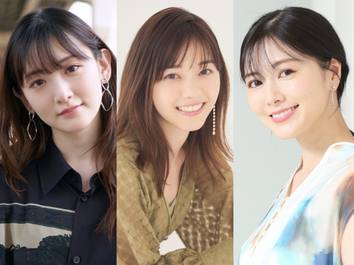 （左から）生駒里奈、西野七瀬、白石麻衣