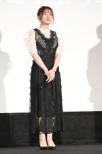 『ワールドツアー上映「鬼滅の刃」上弦集結、そして刀鍛冶の里へ』公開記念舞台あいさつに登壇した鬼頭明里