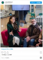 カークゲートマーケットを訪れたキャサリン皇太子妃　※「The Royal Foundation Centre for Early Childhood」インスタグラム