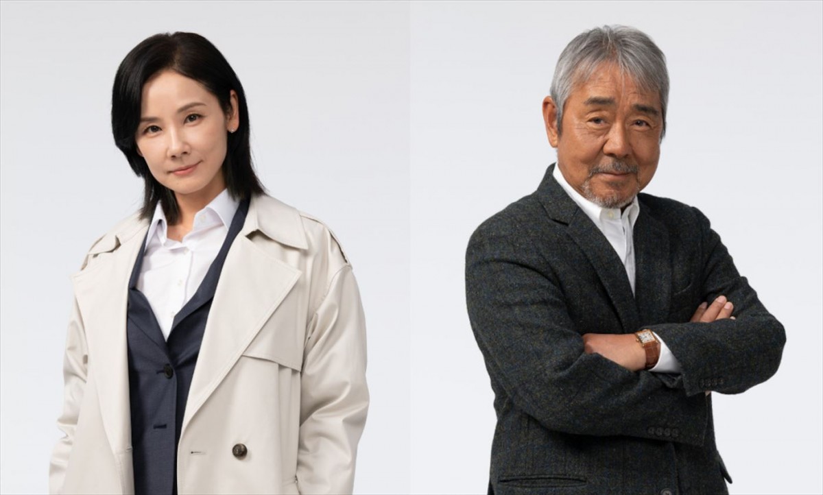 日曜劇場『ラストマン-全盲の捜査官-』に出演する(左から)吉田羊、寺尾聰