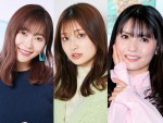 （左から）指原莉乃、吉川愛、道重さゆみ