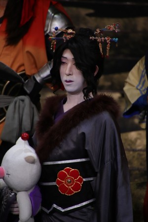 ルールー役・中村梅枝、『新作歌舞伎 ファイナルファンタジーX』初日前会見に登場