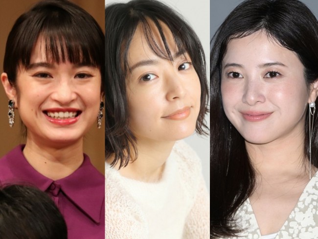 （左から）門脇麦、井上真央、吉高由里子