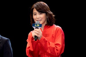 石田ゆり子、劇場版『TOKYO MER～走る緊急救命室～』完成披露試写会に登場
