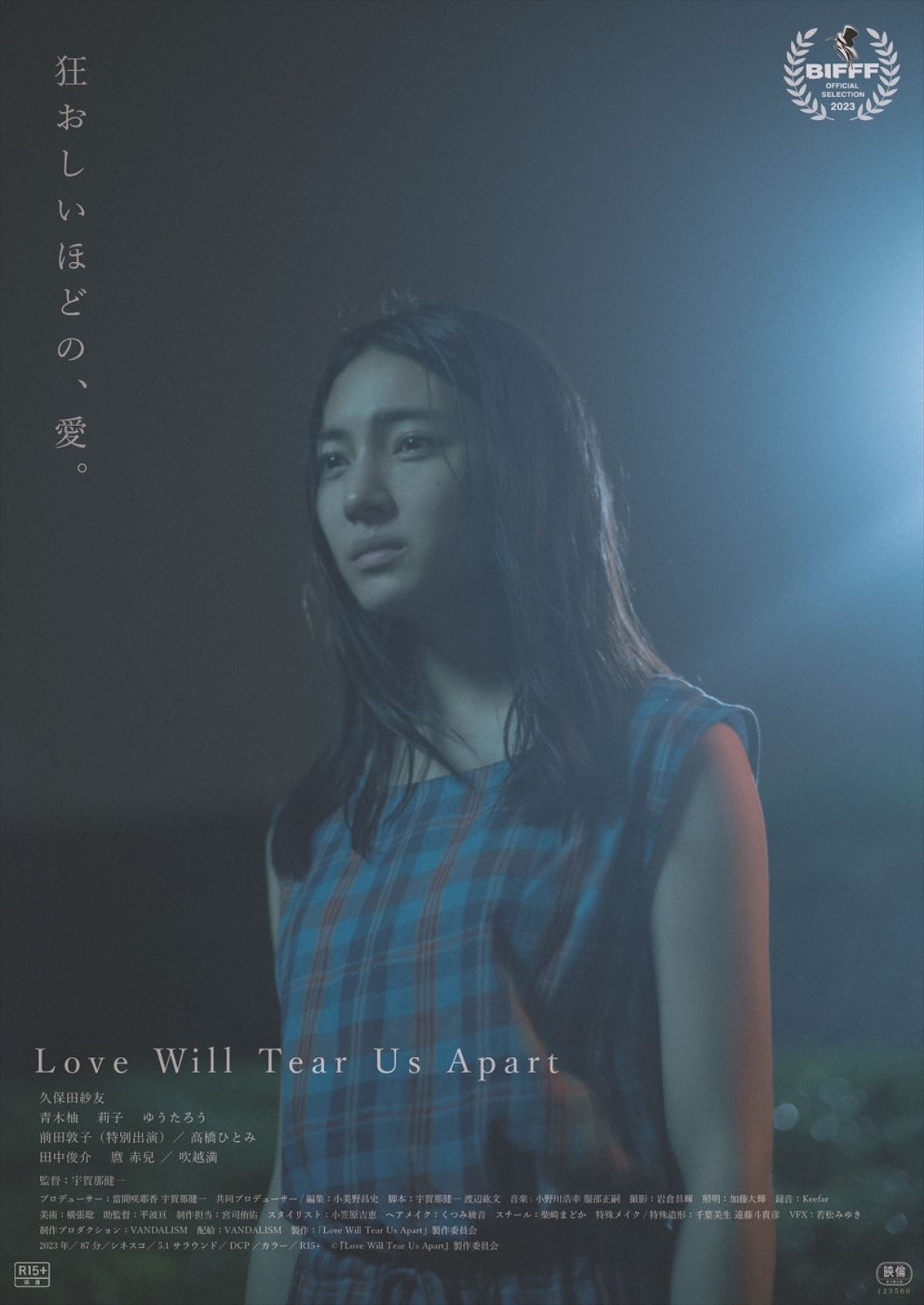 前田敦子、高橋ひとみら『Love Will Tear Us Apart』出演決定　主演・久保田紗友が描かれたメインビジュアルも解禁