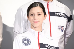 中条あやみ、劇場版『TOKYO MER～走る緊急救命室～』初日舞台挨拶に登場