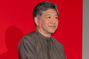 是枝裕和監督、映画『怪物』完成披露試写会に登場