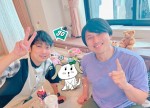 （左から）NON STYLE・石田明、オードリー・春日俊彰　※「石田明」オフィシャルブログ