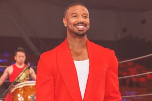 マイケル・B・ジョーダン、映画『クリード 過去の逆襲』ジャパンプレミア レッドカーペットイベントに登場