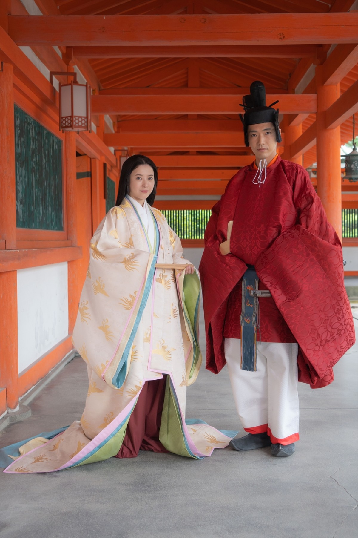 来年大河『光る君へ』がクランクイン　平安衣装に身を包んだ吉高由里子＆柄本佑お披露目