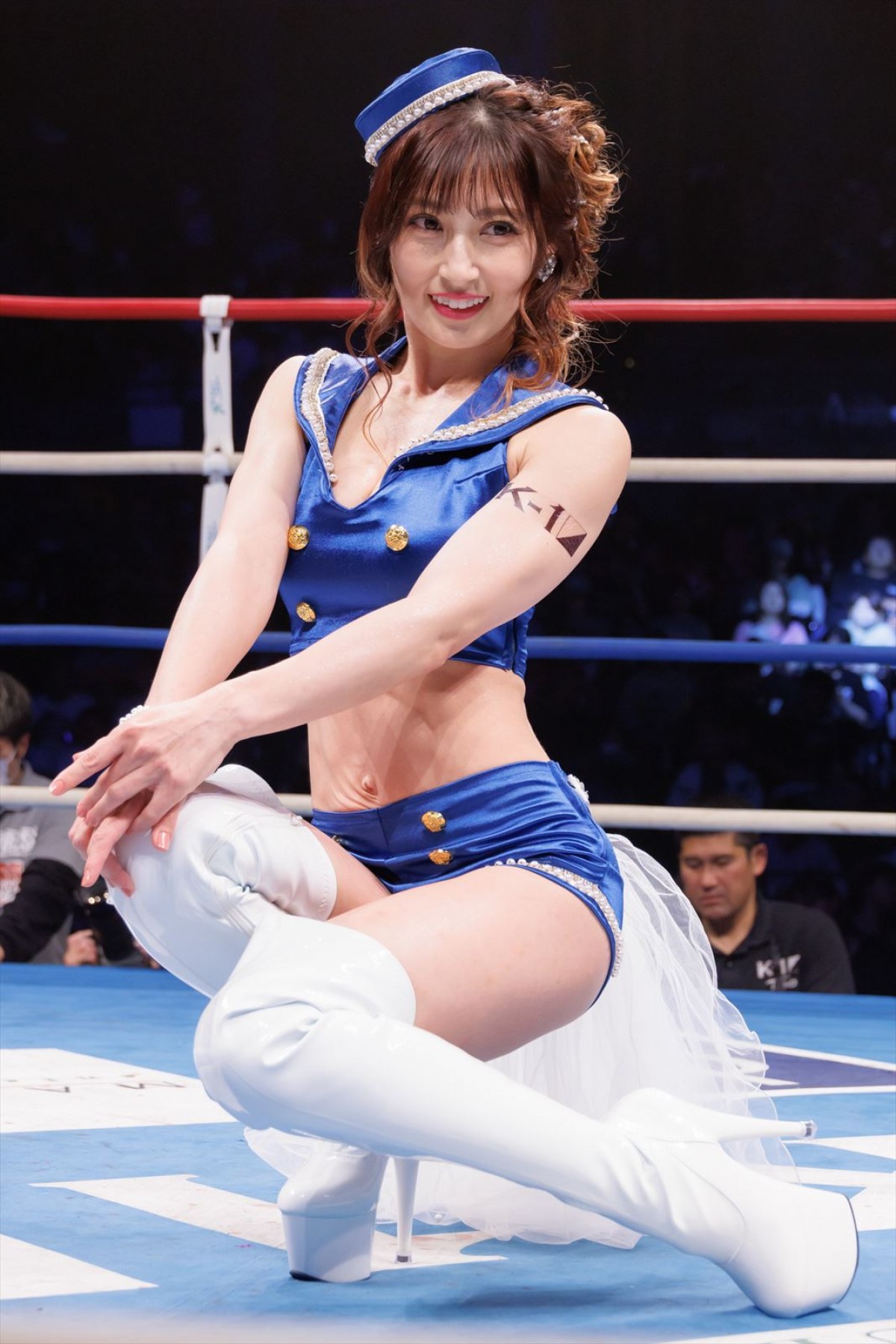 熊田曜子、2年ぶり2度目の『K-1』SPラウンドガール「よりK-1愛が深くなった」