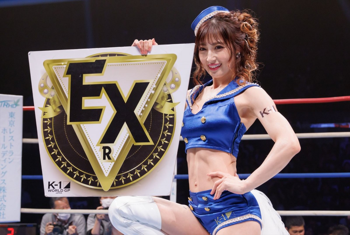 熊田曜子、2年ぶり2度目の『K-1』SPラウンドガール「よりK-1愛が深くなった」