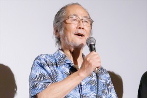 ビッグ錠、映画『散歩屋ケンちゃん』初日舞台挨拶に登場