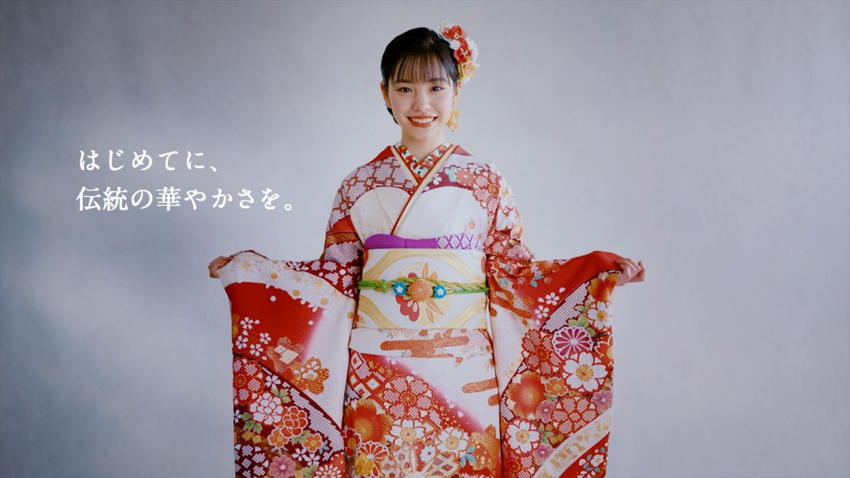 京都きもの友禅 新ブランドムービー「はじめての振袖」篇より