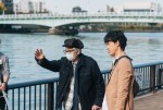 映画『こんにちは、母さん』（左から）山田洋次監督、大泉洋