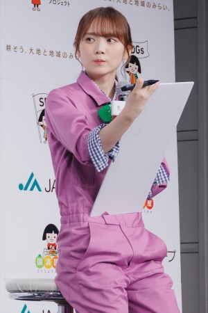 乃木坂46・田村真佑、JAグループ「国消国産」プロモーション・新CM記者発表会に登場