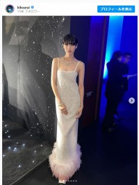 稲垣貴子、スタイル抜群なドレスショットを披露　※「稲垣貴子」インスタグラム