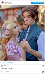 クオリティ高っ！　えなこによるラプンツェルコスプレ　※「えなこ」インスタグラム