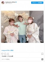 辻希美＆杉浦太陽、三男・幸空くんの七五三で家族ショット撮影 ※「辻希美」インスタグラム