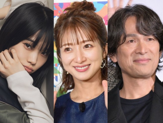 （左から）アイナ・ジ・エンド、辻希美、江口洋介