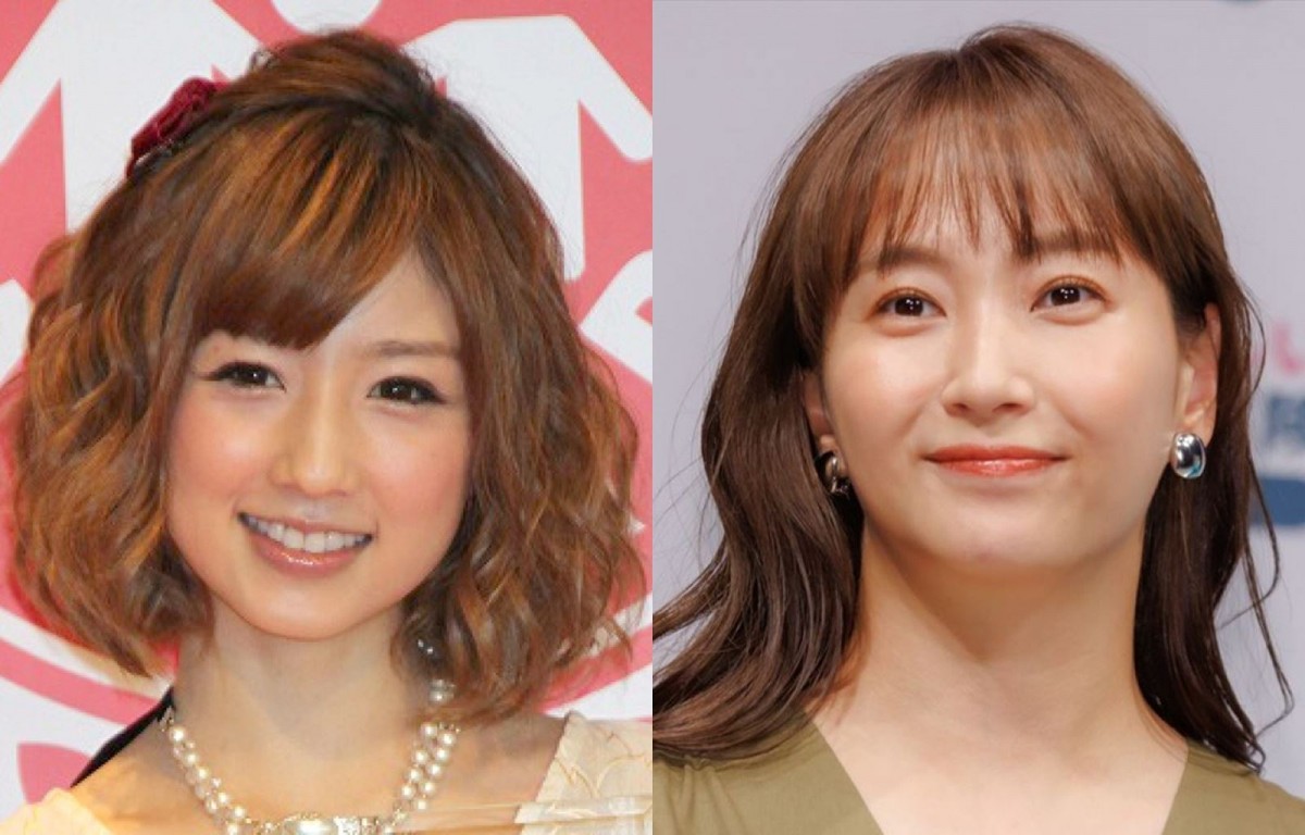 (左から)小倉優子、藤本美貴