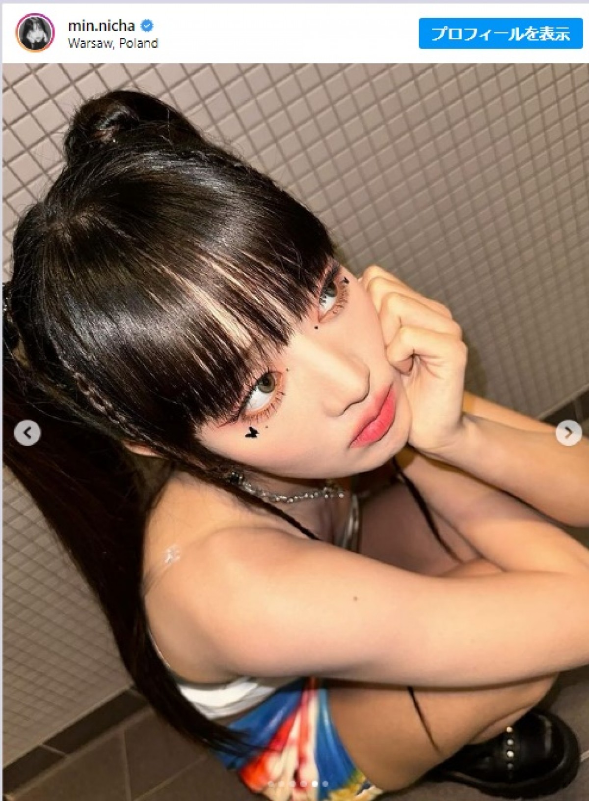 （G）I‐DLE「ミンニ」Instagram（min．nicha）20231129