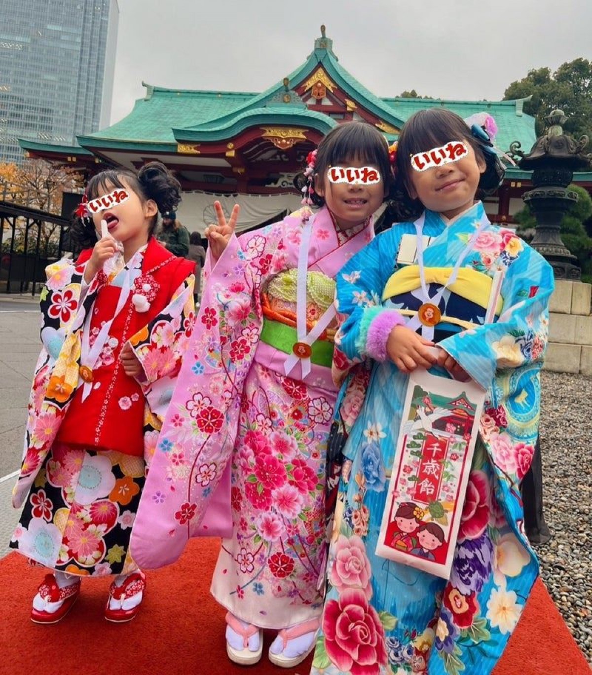ノンスタ石田、3人娘の七五三を報告　和装の妻加え「見事に変身した四姉妹。かわいい」