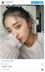 「ちょい甘」なメイクのみちょぱ ※「池田美優（みちょぱ）」インスタグラム