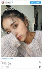 「ちょい甘」なメイクのみちょぱ ※「池田美優（みちょぱ）」インスタグラム