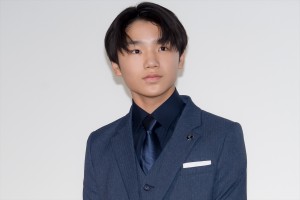 寺田心、映画『屋根裏のラジャー』初日舞台挨拶に登場