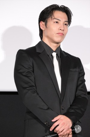 THE RAMPAGE・RIKU、映画『MY (K)NIGHT マイ・ナイト』公開前夜祭舞台挨拶に登場