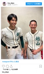 （写真左から）中沢元紀、小林虎之介　※「小林虎之介」インスタグラム