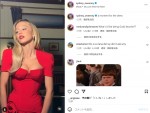 【写真】シドニー・スウィーニー、真っ赤なワンピでトークショーに登場