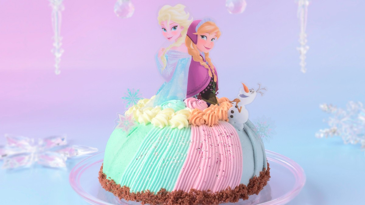 アナ雪』のドレスケーキ登場！ “ディズニープリンセス”のプチケーキも