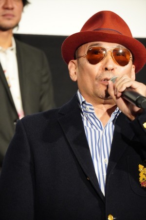 横山剣、映画『BAD CITY』完成披露上映会に登場