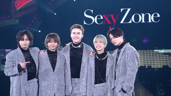 1月6日放送『連続ドキュメンタリー RIDE ON TIME』よりSexy Zone(左から)中島健人、佐藤勝利、マリウス葉、松島聡、菊池風磨
