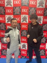 「競拳22」で対戦する“だんじりヤロー”権藤正一（左）と高岡蒼佑
