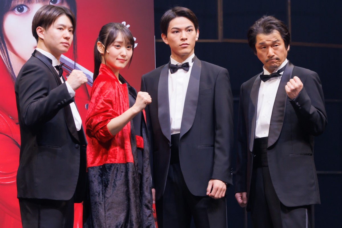 菅井友香、キスシーン＆殺陣アクション　櫻坂46卒業後初舞台『新・幕末純情伝』で“史上最高に美しい沖田総司”を熱演
