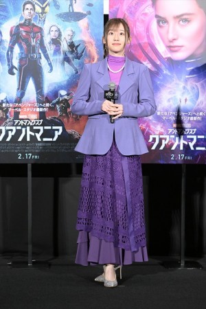 高橋李依、映画『アントマン＆ワスプ：クアントマニア』東京・完成披露試写会に登場